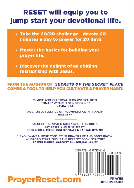 RESET: 20 Ways To A Consistent Prayer Life (ebook)